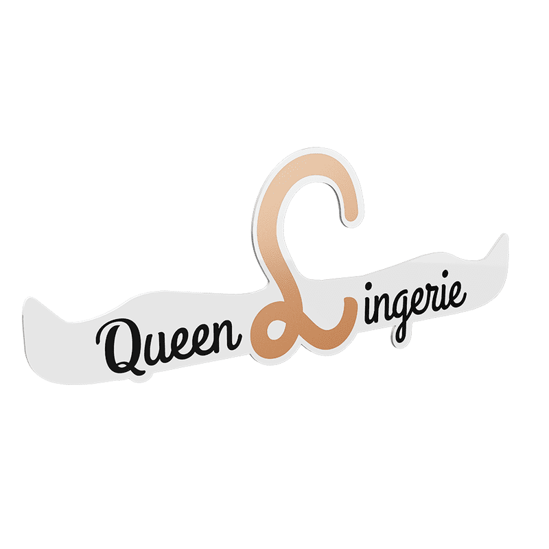 QUEEN LINGERIE - PERCHA PARA LENCERIA 27.5 CM 1 UNIDAD - Imagen 3