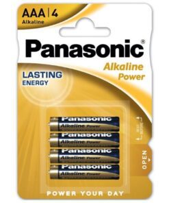PANASONIC - BRONZE PILA ALCALINA AAA LR03 BLISTER*4