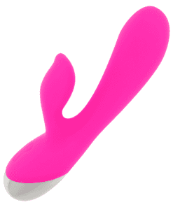 OHMAMA - VIBRADOR CON RABBIT 10 MODOS DE VIBRACIÓN 19 CM