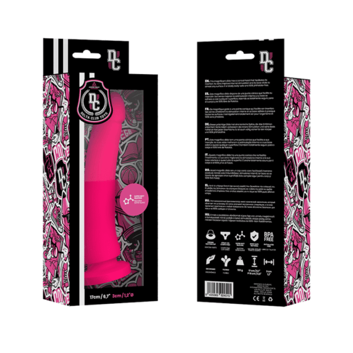DELTA CLUB - DILDO REALISTA ROSA SILICONA MEDICA 17 CM -O- 3 CM - Imagen 2