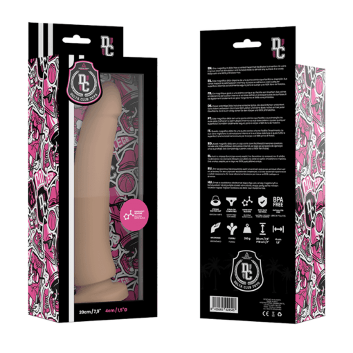 DELTA CLUB - DILDO REALISTA NATURAL SILICONA MEDICA 20 CM -O- 4 CM - Imagen 2