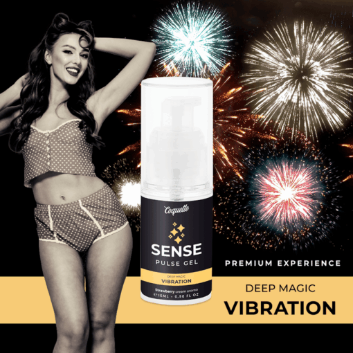 COQUETTE CHIC DESIRE - PULSE GEL FRESA VIBRACIÓN LIQUIDA PREMIUM 15ML - Imagen 3