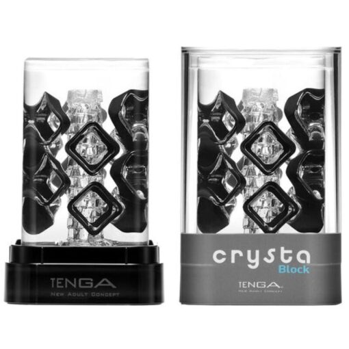 TENGA - CRYSTA MASTURBADOR MASCULINO BLOCK - Imagen 2