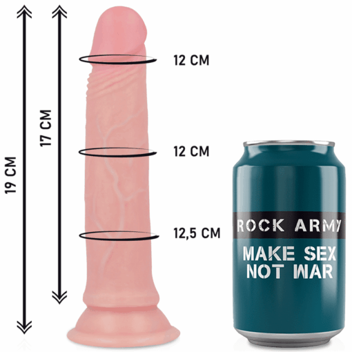 ROCKARMY - HARNESS + LIQUID SILICONE DILDO PREMIUM AVENGER 19 CM -O- 3.98 CM - Imagen 3
