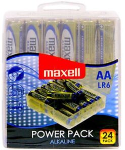 MAXELL - PILA ALCALINA AA LR6 PACK*24 PILAS