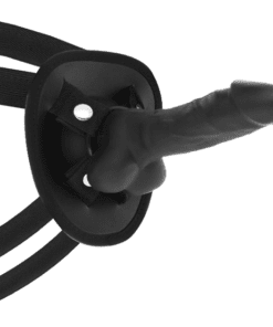 COCK MILLER - ARNES + DILDO SILICONA DENSITY COCKSIL ARTICULABLE NEGRO 13 CM