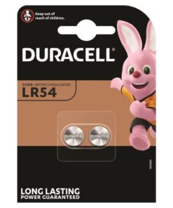 DURACELL - PILA BOTON ALCALINA LR54 LR1130 AG10 1,5V BLISTER*2