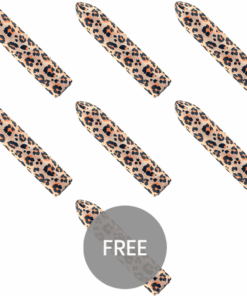 CUSTOM BULLETS - BALA RECARGABLE LEOPARD 10 INTENSIDADES 6 + 1 GRATIS