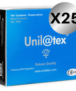 UNILATEX - PRESERVATIVOS  NATURALES 144 UDS X 25 UDS