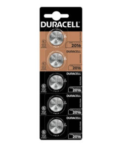 DURACELL - PILA BOTON LITIO CR2016 3V BLISTER*5