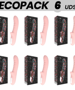ECOPACK 6 UDS - MIA PISA VIBRADOR ROTADOR ROSA