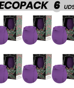 ECOPACK 6 UDS - MIA ROSE ONDAS ESTIMULADORAS CLÍTORIS POR ONDAS EDICIÓN LIMITADA - MORADO