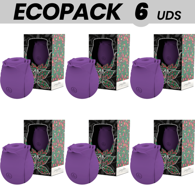 ECOPACK 6 UDS - MIA ROSE ONDAS ESTIMULADORAS CLÍTORIS POR ONDAS EDICIÓN LIMITADA - MORADO