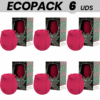 ECOPACK 6 UDS - MIA ROSE ONDAS ESTIMULADORAS CLÍTORIS POR ONDAS EDICIÓN LIMITADA - ROJO
