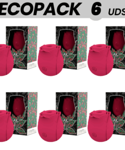 ECOPACK 6 UDS - MIA ROSE ONDAS ESTIMULADORAS CLÍTORIS POR ONDAS EDICIÓN LIMITADA - ROJO