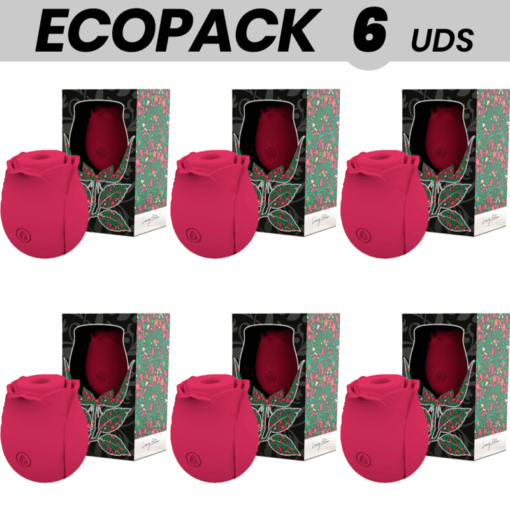 ECOPACK 6 UDS - MIA ROSE ONDAS ESTIMULADORAS CLÍTORIS POR ONDAS EDICIÓN LIMITADA - ROJO