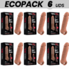 ECOPACK 6 UDS - VIRILXL EXTENSION DE PENE LIQUID SILICONE V9 MARRÓN