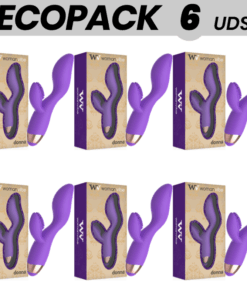 ECOPACK 6 UDS - WOMANVIBE DONNA VIBRADOR SILICONA RECARGABLE