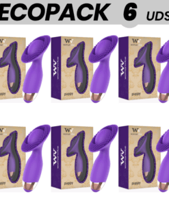 ECOPACK 6 UDS - WOMANVIBE PUPPY ESTIMULADOR RECARGABLE SILICONA