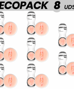 ECOPACK 8 UDS - ADDICTED TOYS MASTURBADOR VAGINA 2.0