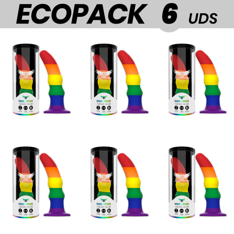 ECOPACK 6 UDS - MYTHOLOGY KUNO PRIDE DILDO M