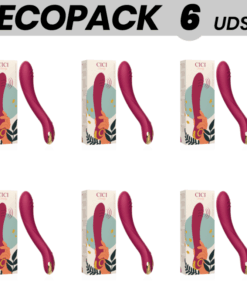ECOPACK 6 UDS - CICI BEAUTY PREMIUM SILICONE G-SPOT VIBRATOR