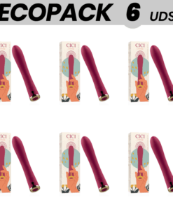 ECOPACK 6 UDS - CICI BEAUTY VIBRADOR PREMIUM SILICONE UP  DOWN