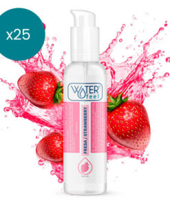 WATERFEEL - LUBRICANTE BASE AGUA FRESA 175 ML PACK 25 UDS