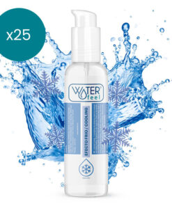 WATERFEEL - LUBRICANTE EFECTO FRIO 150 ML PACK 25 UDS