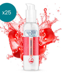 WATERFEEL - LUBRICANTE CEREZA 175 ML PACK 25 UDS
