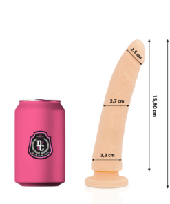 DELTA CLUB - DILDO REALISTA NATURAL SILICONA MEDICA 17 CM -O- 3 CM