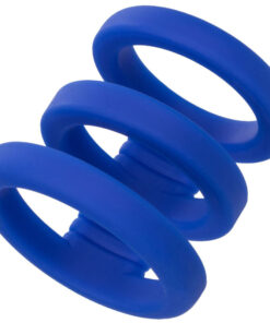 CALEXOTICS - ADMIRAL JAULA TRIPLE PARA PENE AZUL