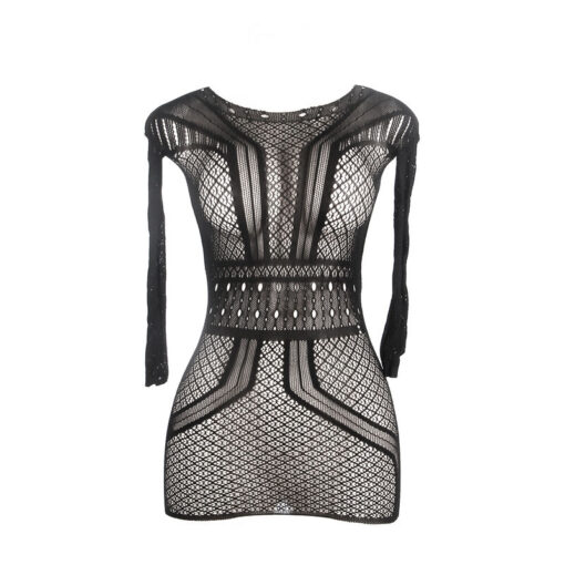 SUBBLIME - 951931 VESTIDO DE REJILLA CORTO CON ESPALDA DESCUBIERTA TALLA ÚNICA - Imagen 4