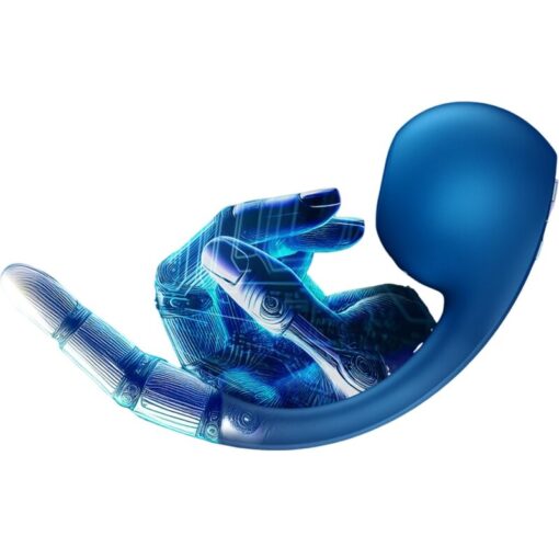 SATISFYER - PRO+ WAVE 4 ESTIMULADOR PUNTO G  AIR PULSE APLICACIÓN GRATUITA AZUL OSCURO - Imagen 5