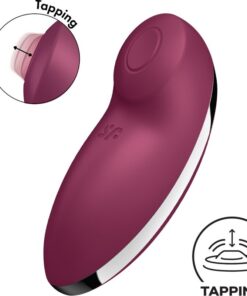SATISFYER - TAP  CLIMAX 2 VIBRADOR  ESTIMULADOR ROJO