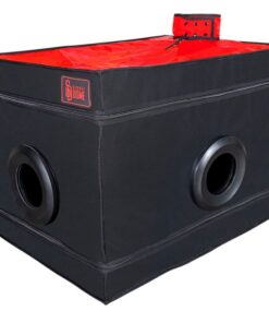 SECRET DOME - KINK CLUB LA NICHE CABINA  NEGRO  ROJO
