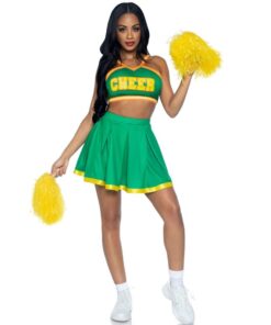LEG AVENUE - DISFRAZ ANIMADORA VERDE S/M