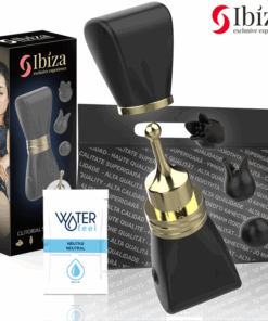 IBIZA - SET ESTIMULADOR CLITORIS LAZO CON 3 CABEZALES