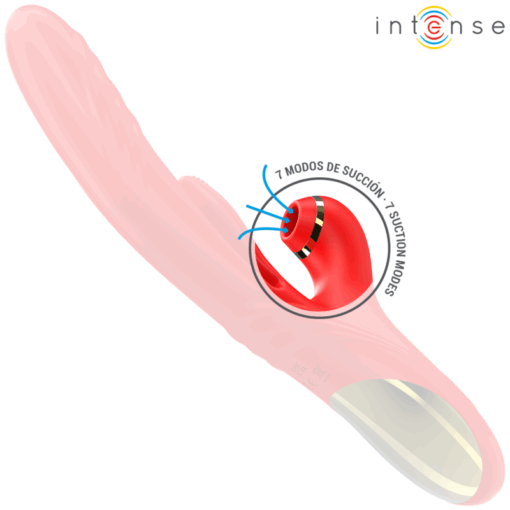 INTENSE - KAROL VIBRADOR MULTIFUNCIÓN EMPUJE  ESTIMULACIÓN  ONDAS ESTIMULADORAS ROJO - Imagen 5