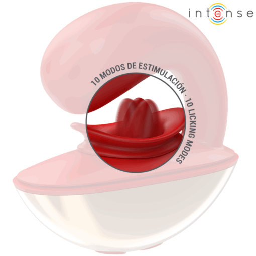 INTENSE - MARIAH VIBRADOR  ESTIMULADOR EN FORMA DE U 10 VIBRACIONES ROJO - Imagen 3