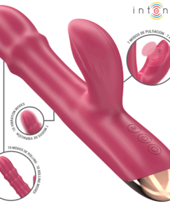 INTENSE - CHLOE VIBRADOR MULTIFUNCIÓN 3 EN 1 ROJO