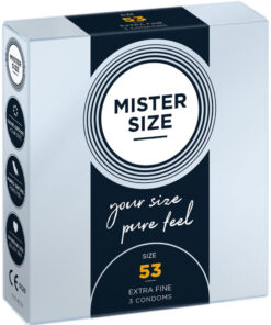 MISTER SIZE - PRESERVATIVOS TALLA M 53 MM (3 UNIDADES)
