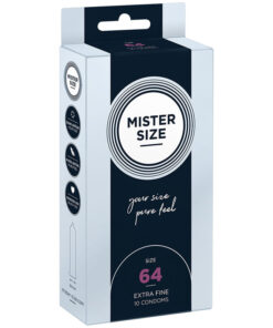 MISTER SIZE - PRESERVATIVOS TALLA XXL 64 MM (10 UNIDADES)