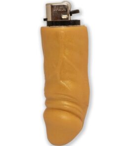 DIABLO PICANTE - MECHERO RECARGABLE FORMA PENE DORADO