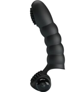 PRETTY LOVE - ALEXANDER VIBRADOR DE DEDO 10 VIBRACIONES NEGRO