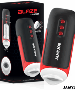 JAMYJOB - BLAZE MASTURBADOR BOCA AUTOMTICO 5 MODOS ONDAS ESTIMULADORAS Y VIBRACIÓN