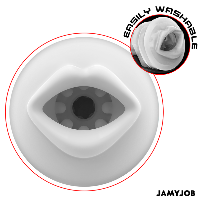 JAMYJOB - BLAZE MASTURBADOR BOCA AUTOMÁTICO 5 MODOS SUCCIONADOR Y VIBRACIÓN - Imagen 5