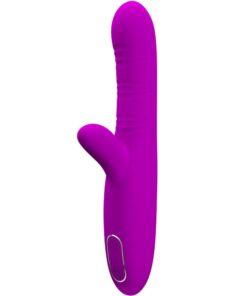 PRETTY LOVE - ANGELIQUE VIBRADOR MULTIFUNCIÓN + ESTIMULADOR DE CLÍTORIS MORADO