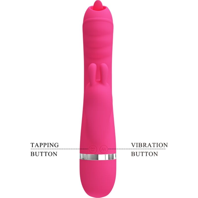 PRETTY LOVE - PHOENIX VIBRADOR RABBIT MULTIFUNCIÓN ROSA - Imagen 4