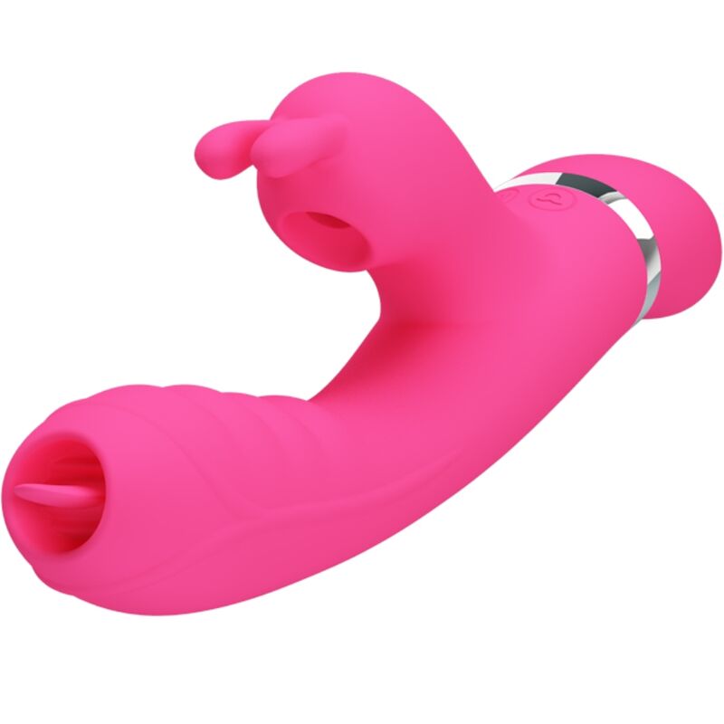 PRETTY LOVE - PHOENIX VIBRADOR RABBIT MULTIFUNCIÓN ROSA - Imagen 2